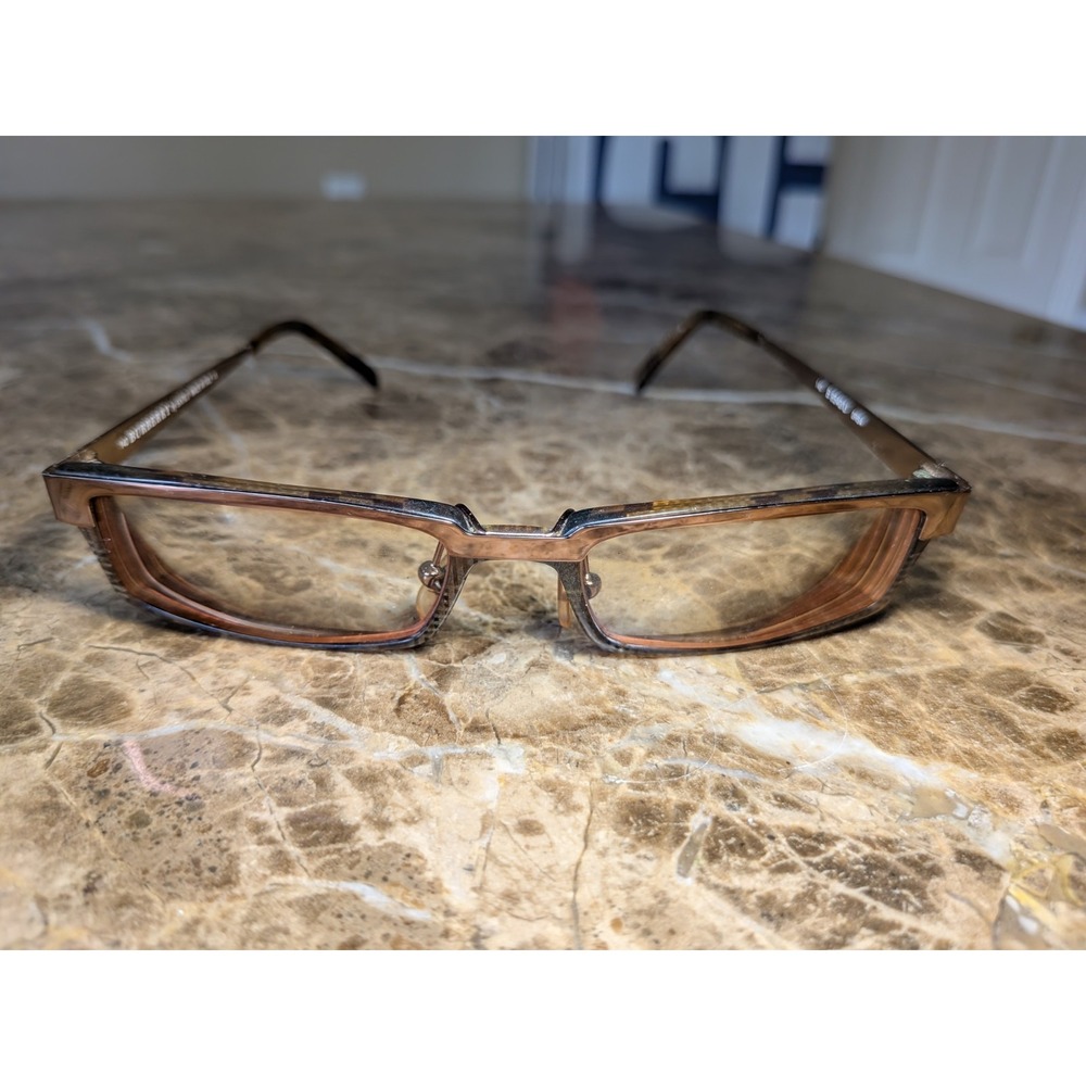 BURBERRY B9540/U 0RS4 Eyeglasses Frame Italy 52-17-140 Brown Polish